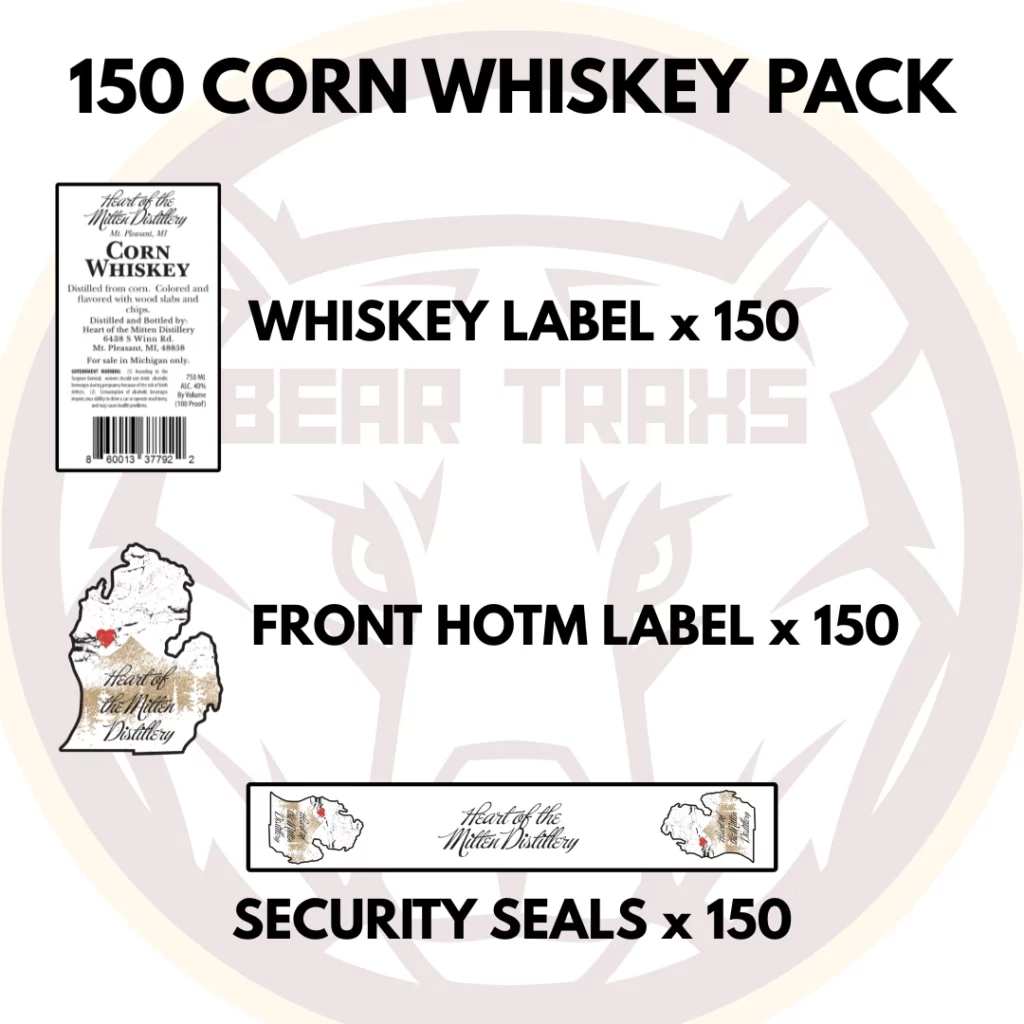 HOTM 150 Bottles Label Pack